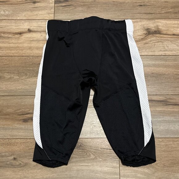 Nike Alpha Elite Football Pant SZ Large Black White Integrated Belt DV3976-012 - Picture 7 of 9